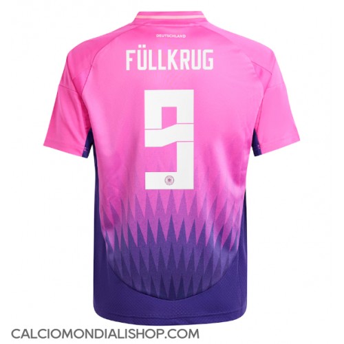 Maglie da calcio Germania Niclas Fullkrug #9 Seconda Maglia Europei 2024 Manica Corta